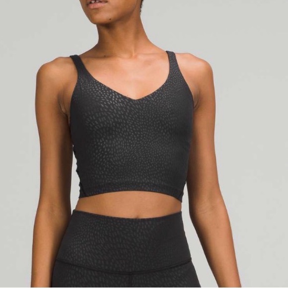 lululemon athletica Tops - Lululemon Align Tank Top-Jewel Emboss Black